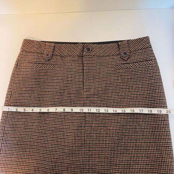 Eddie Bauer Houndstooth Multicolor Skirt Size 10 NWT - Picture 10 of 10
